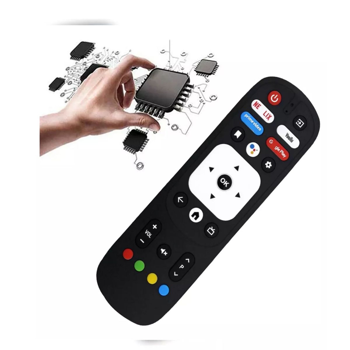 GENERICO - Control Remoto para Jvc Smart Tv RM-C3287 Sin Mando De Voz