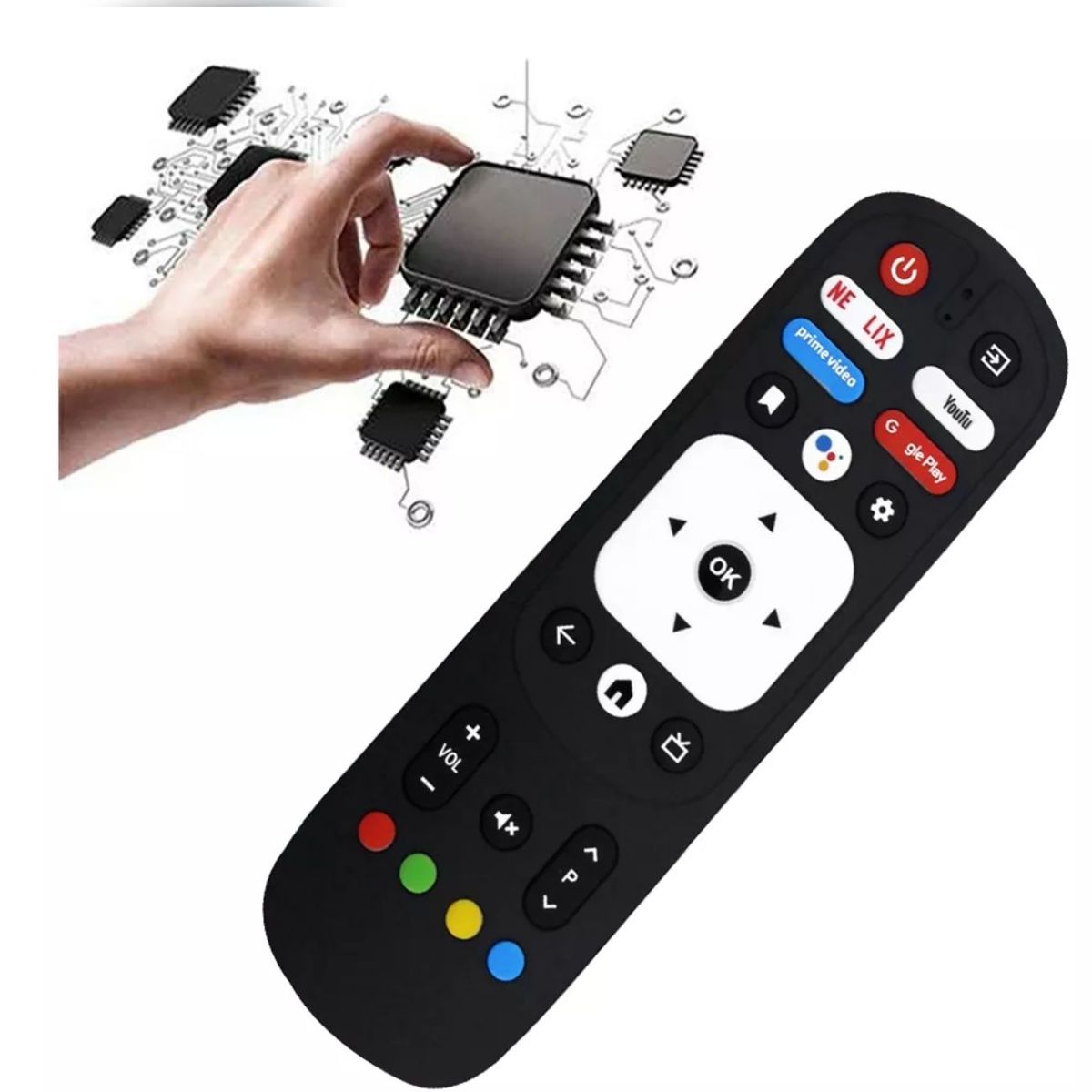 UNIVERSAL - Control Remoto para Jvc Smart Tv RM-C3287 + Funda