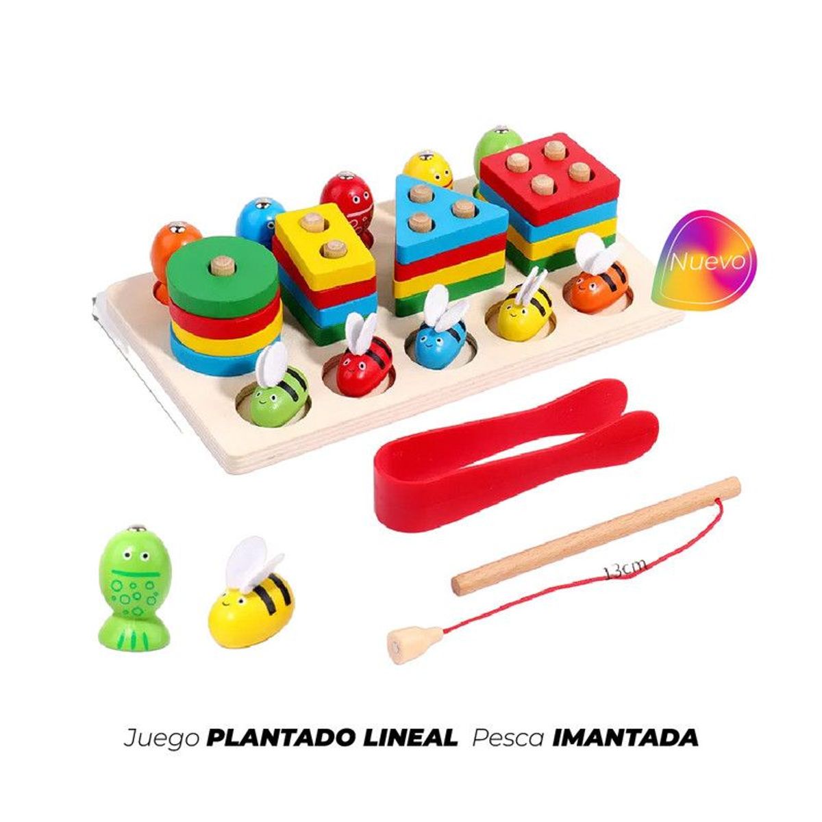 GENERICO - Juego Plantado Lineal  Pesca Imantada