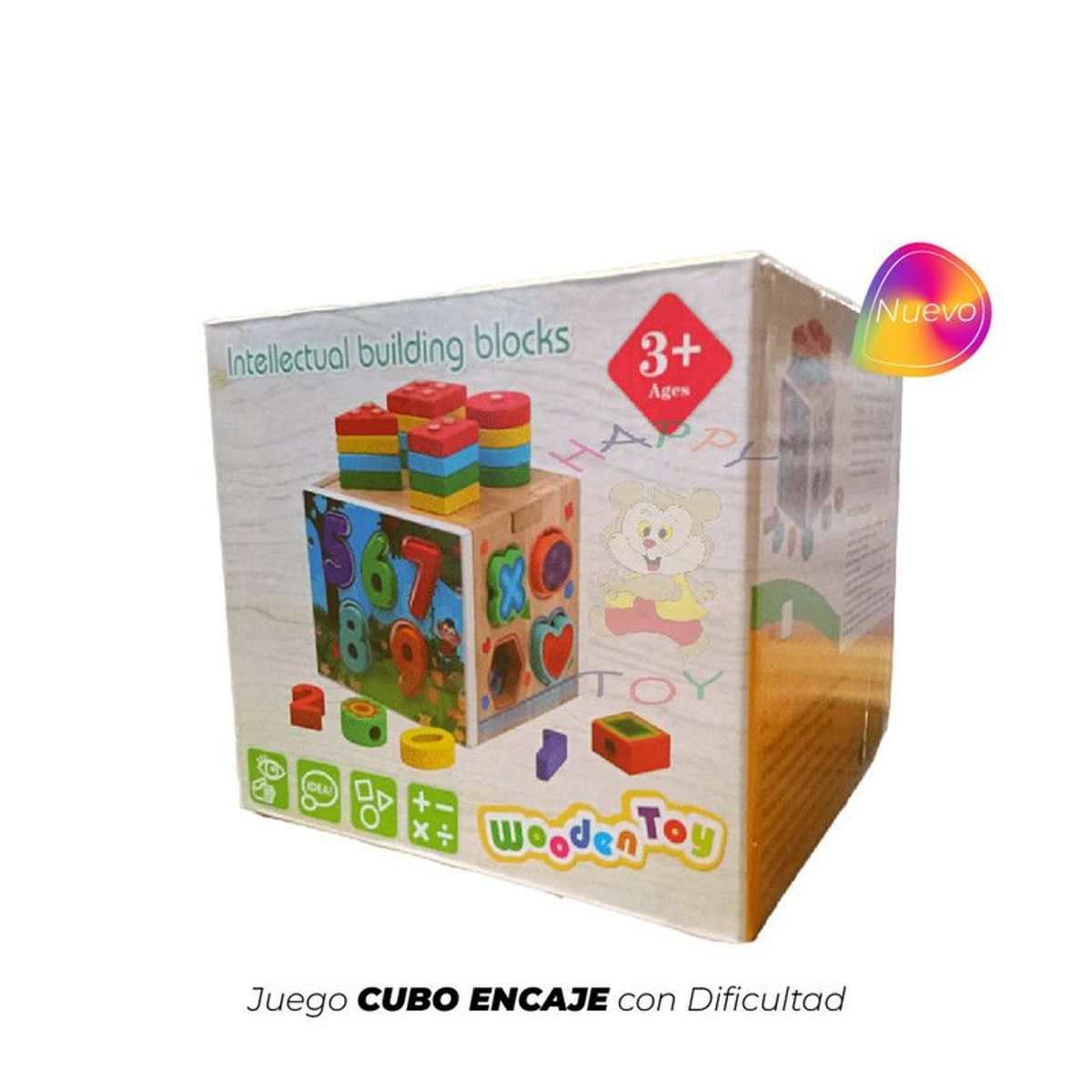 GENERICO - Juego Cubo Encaje con Dificultad