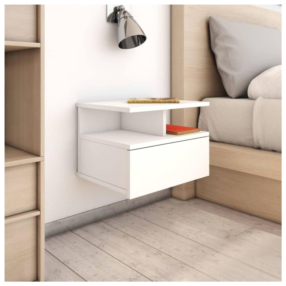 VENTITAS HOME - Velador Flotante Maikol Ventitas Home Blanco