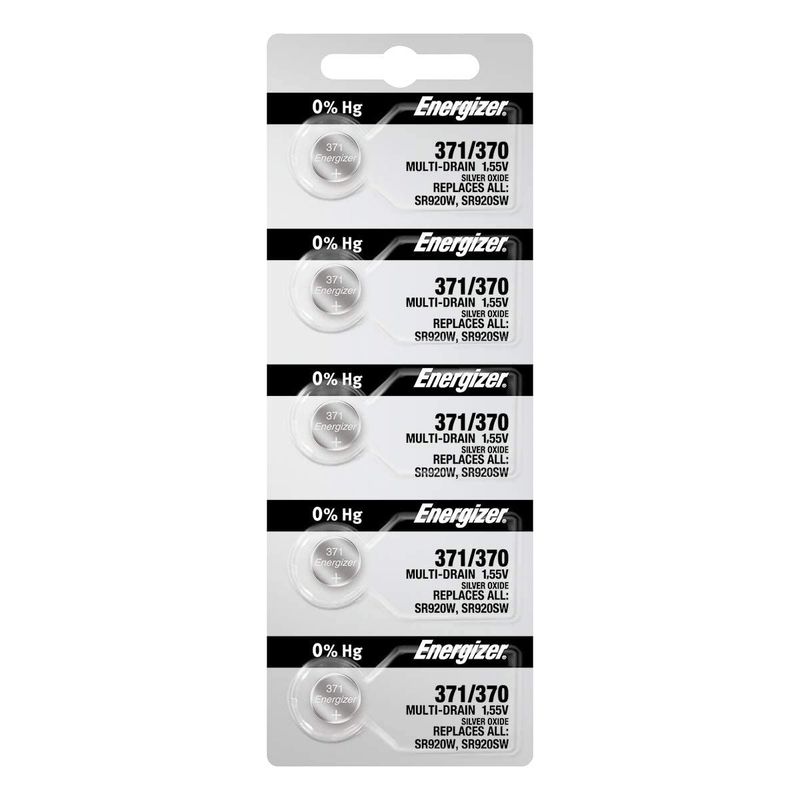 ENERGIZER - PILAS Botón  ENERGIZER 371 370  BLISTER X 5 UNIDADES