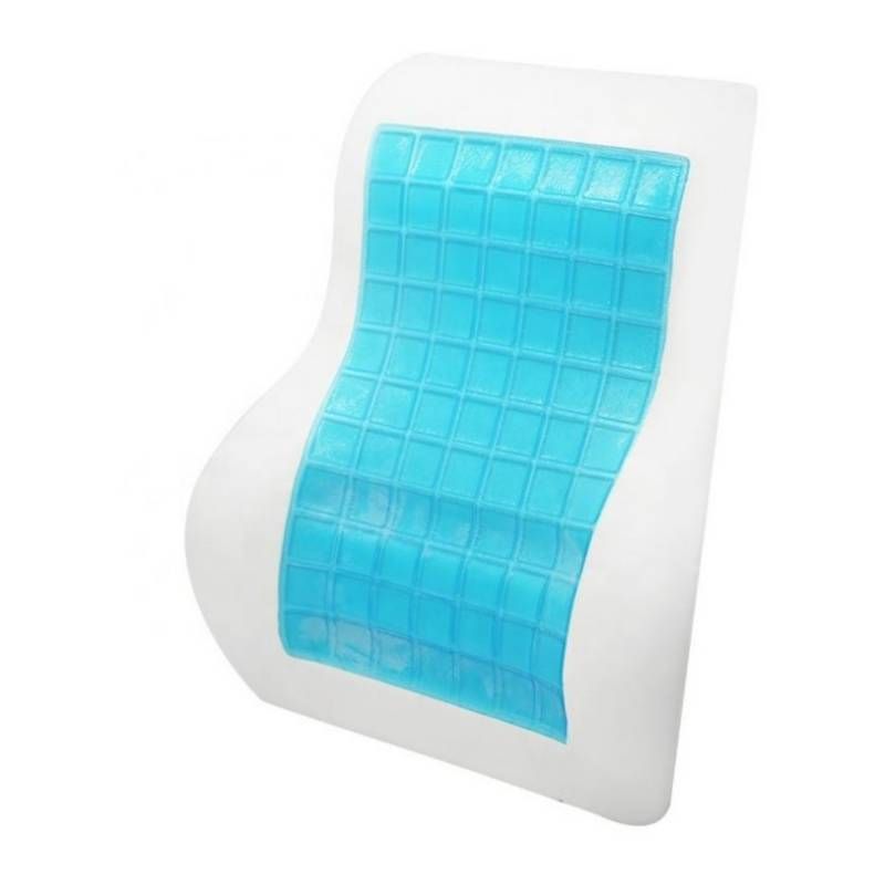 GENERICO - ESPALDAR VISCOELASTICO CON FUNDA PARA AUTO.