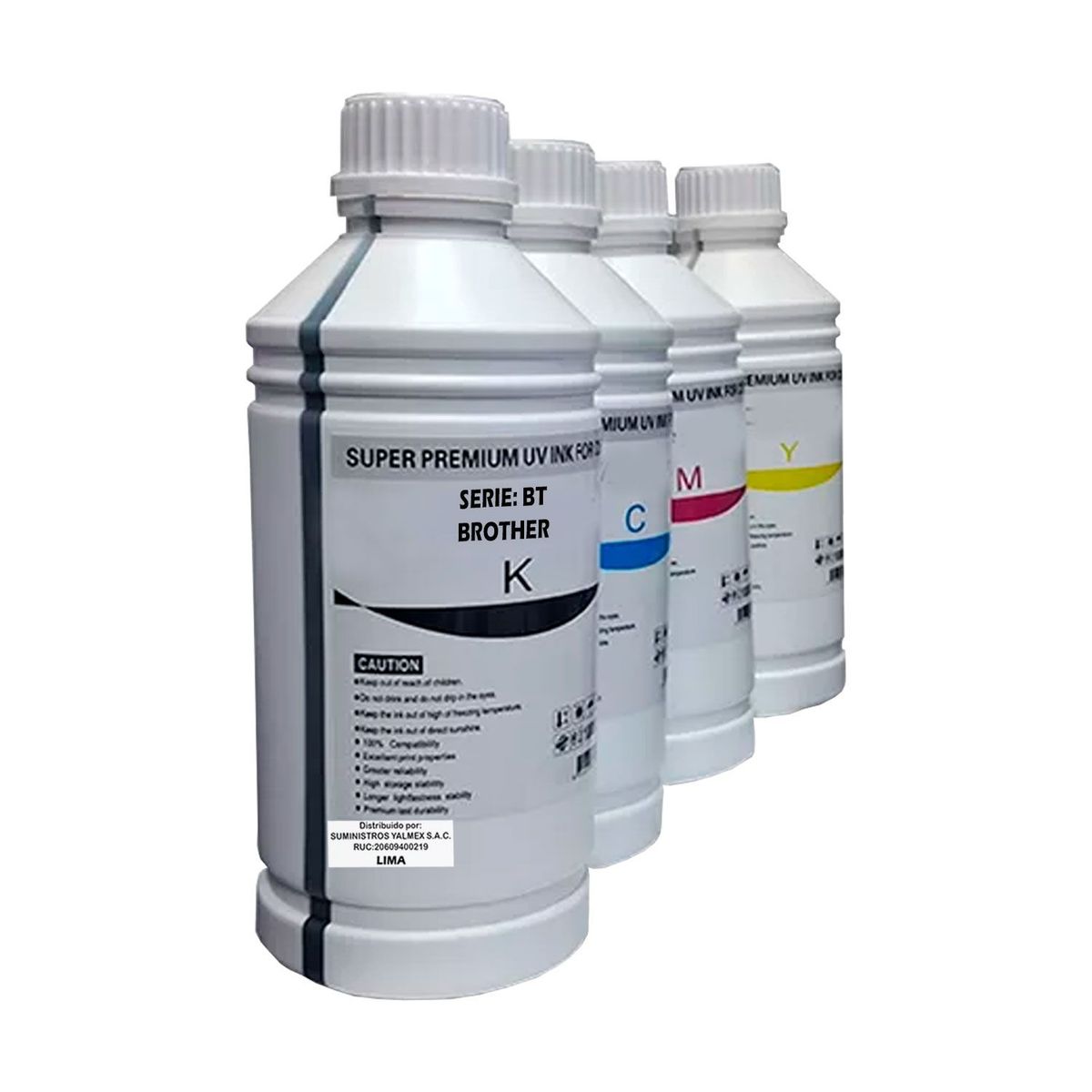 GENERICO - Tinta Compatible 1 Litro Uv Para Brother D60BK Negro T720W