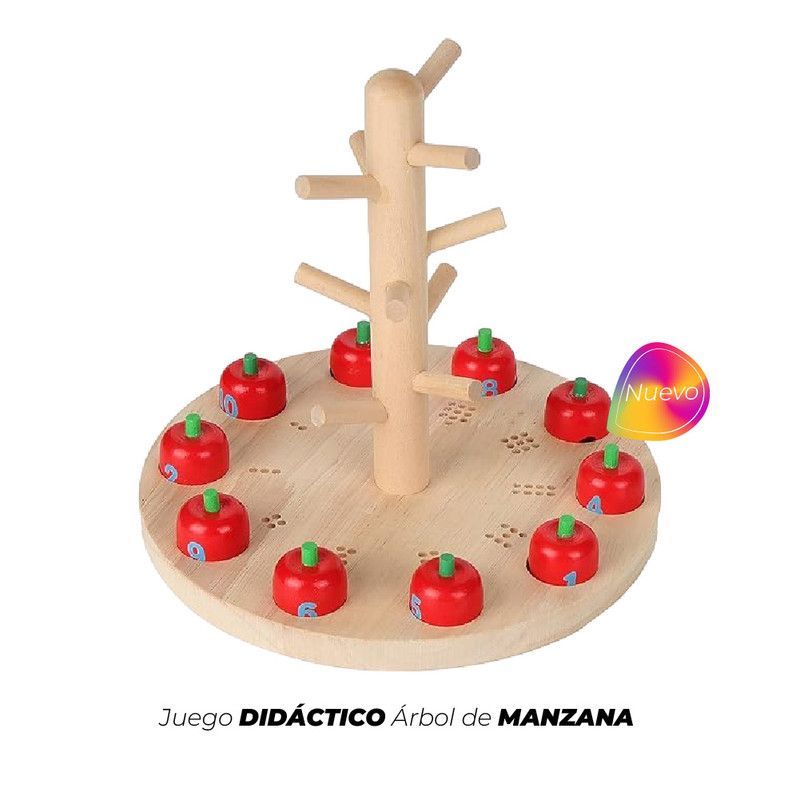 GENERICO - Juego Didáctico Árbol de Manzana