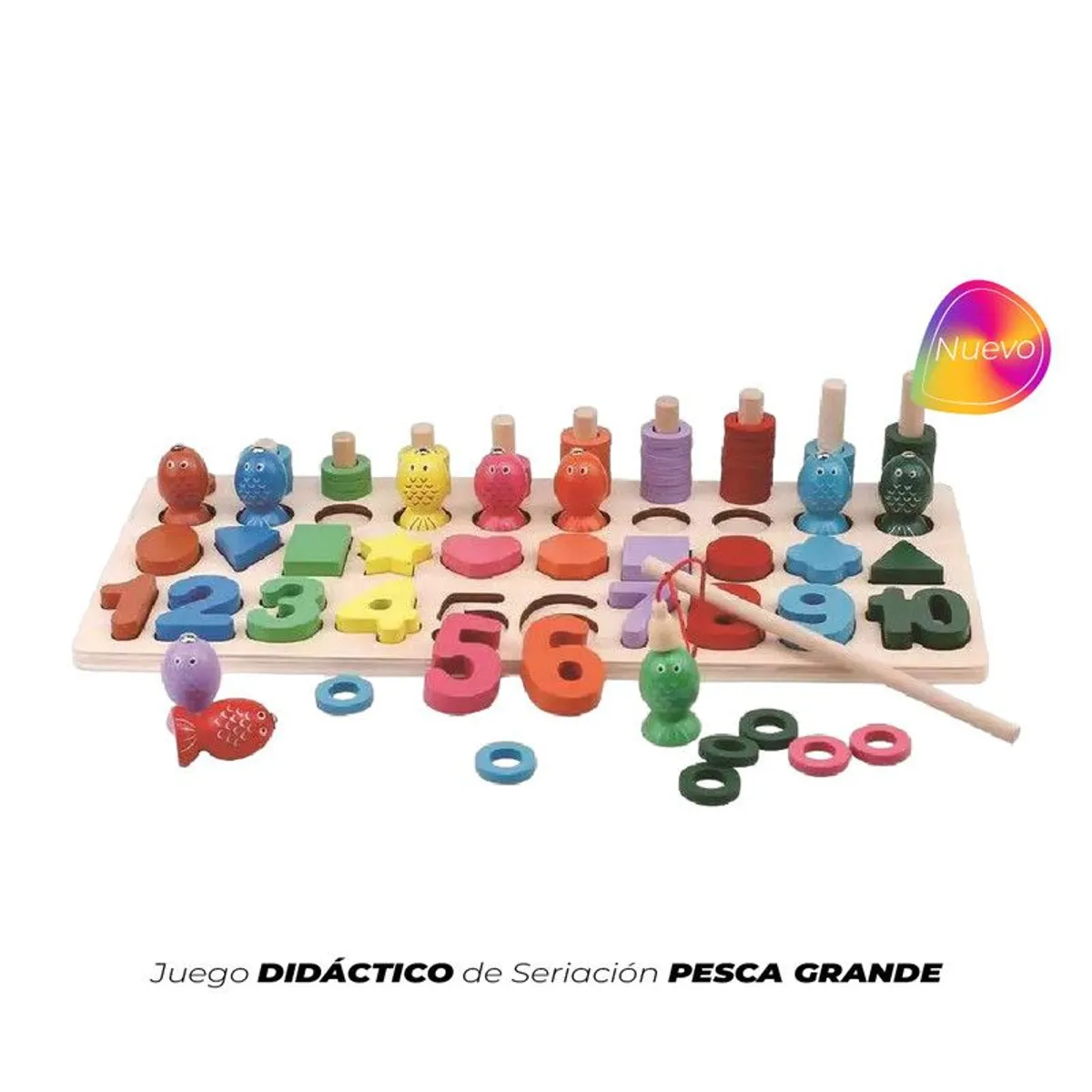 GENERICO - Juego Didáctico de Seriación Pesca Grande