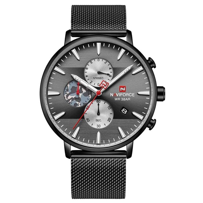 NAVIFORCE - Reloj Naviforcce Acero Inoxidable Negro NAV-114_.