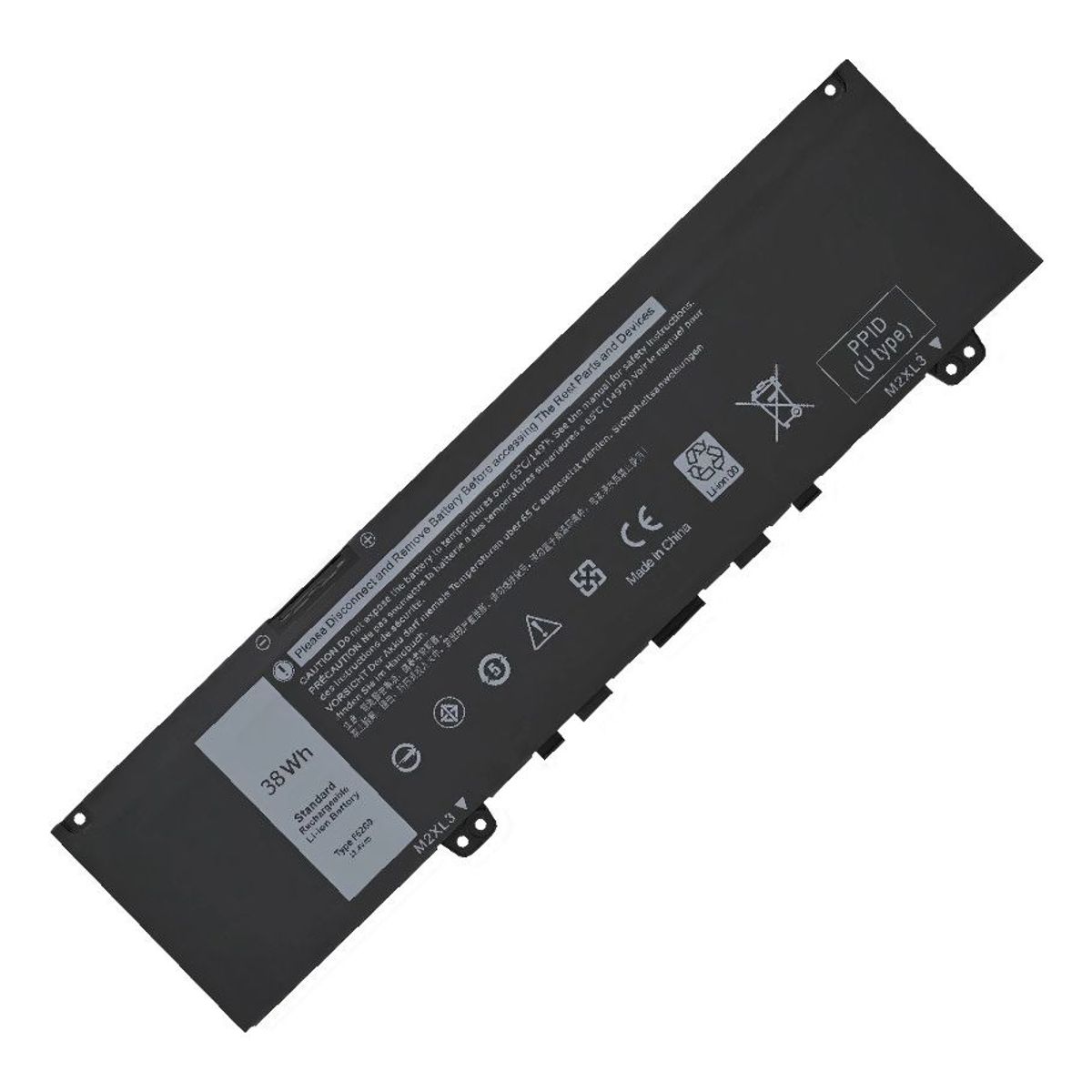 GENERICO - BATERIA PARA DELL F62G0 38Wh 114V 3 CELDAS P83G P87G P91G 7370 7380