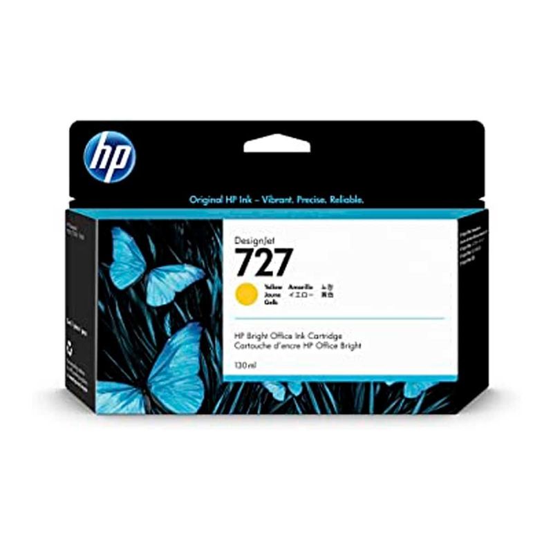 HP - Tinta Hp B3p21a 727a 130ml Color Amarillo