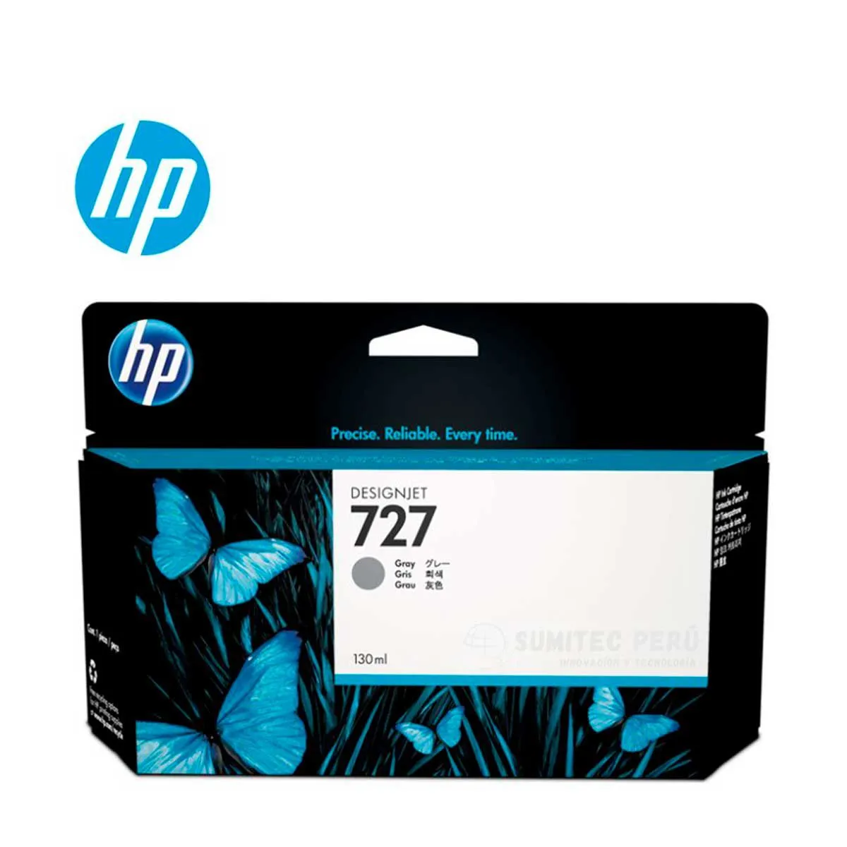 HP - Tinta Hp B3p24a 727a 130ml Color Gris