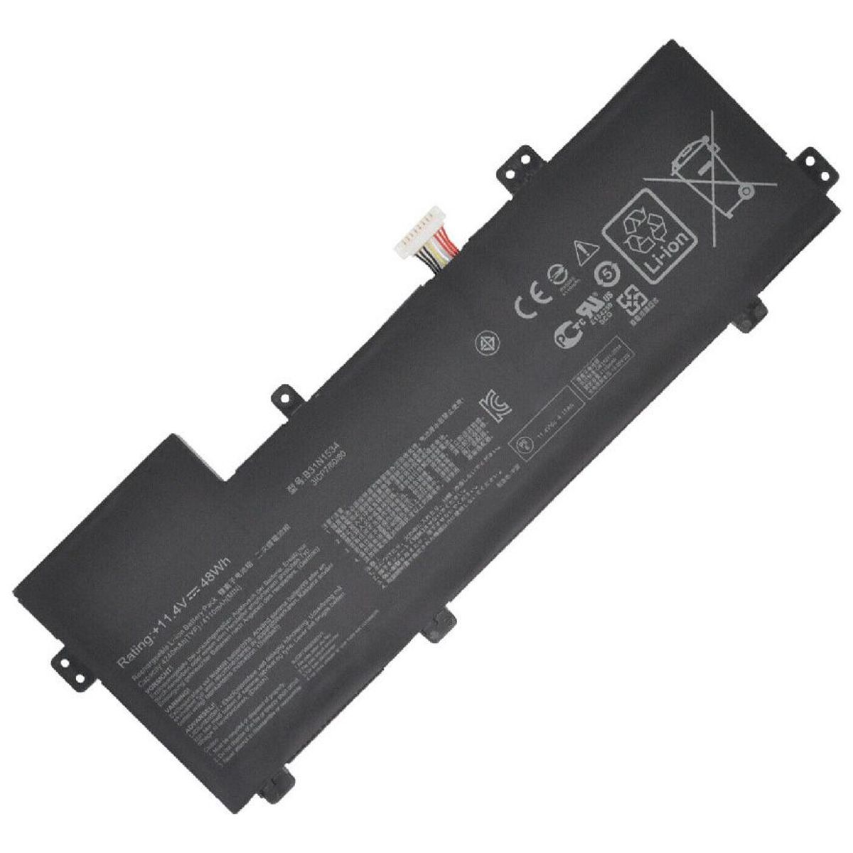 GENERICO - BATERIA PARA ASUS B31N1534 48Wh 114V 3 CELDAS UX510 UX510UX
