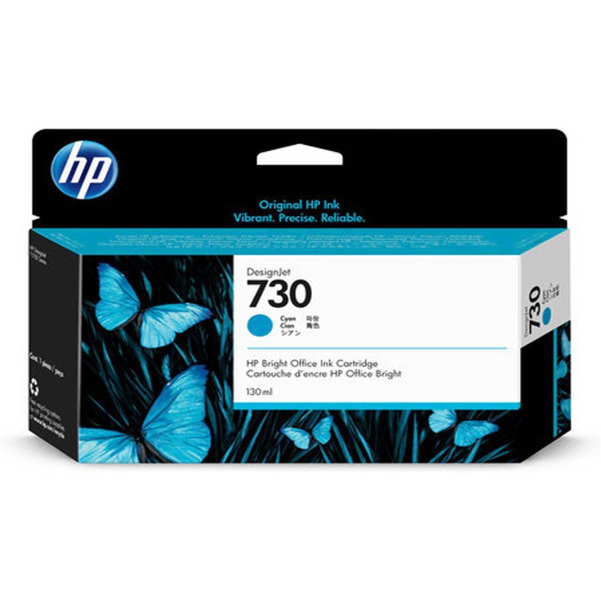 HP - Tinta Hp P2v62a 730 130ml Color Cyan