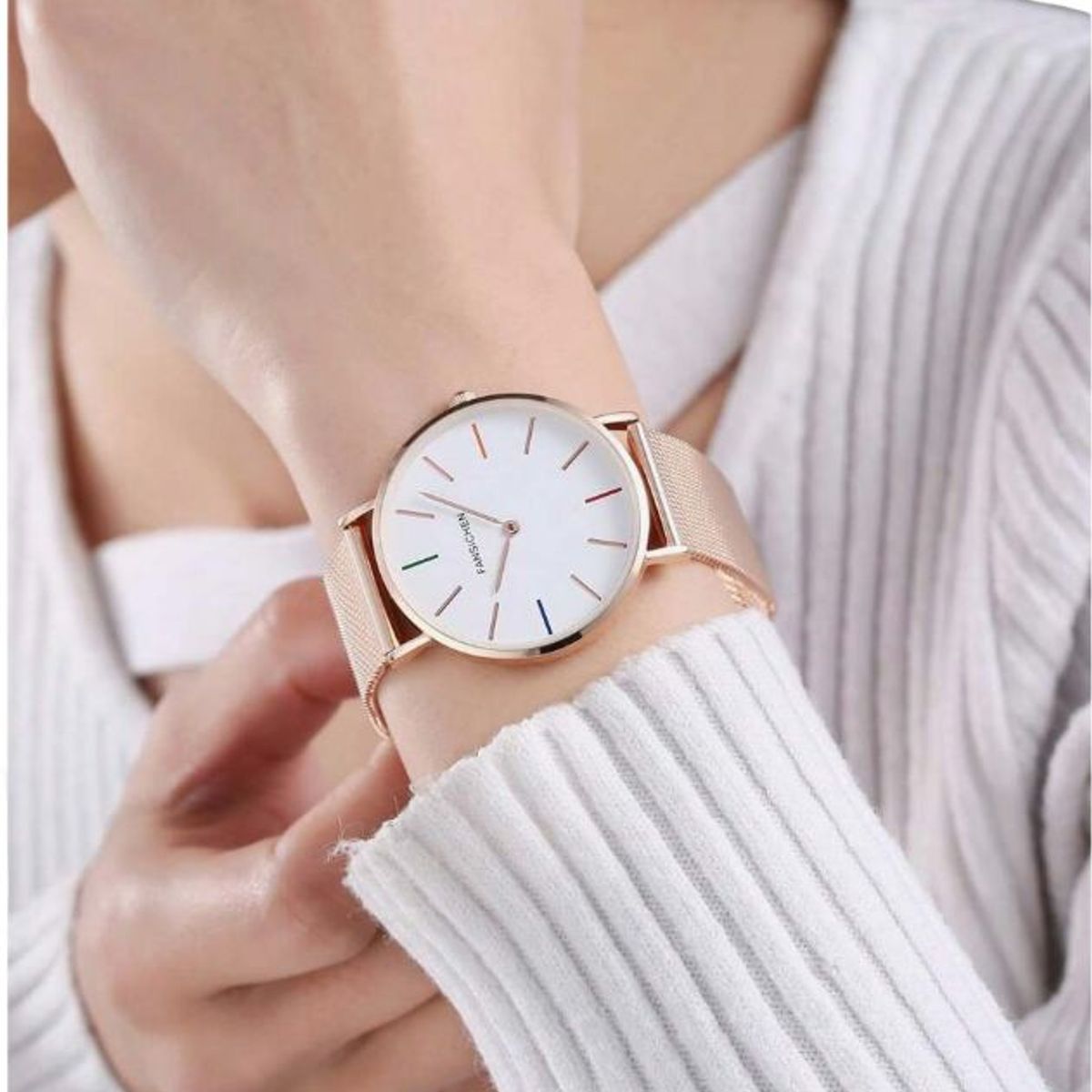 HANNAH MARTIN - Reloj Hannah Martin Acero Oro Rosa HAN-M-8_.