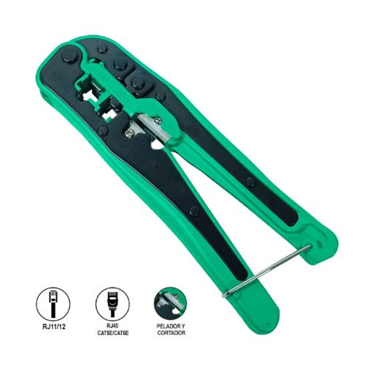 WESTOR - Alicate Crimping Metal para RJ11RJ12 y RJ45 WT-5042 WESTOR