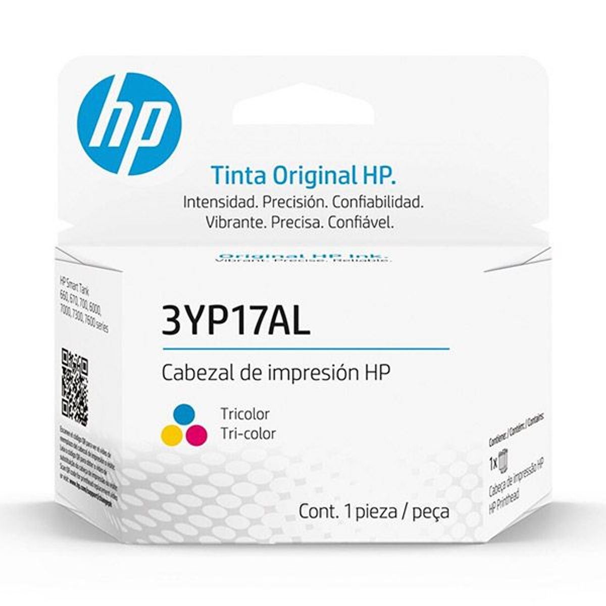 HP - CABEZAL HP 3YP17AL TRICOLOR Para Smart Tank 720 750 790