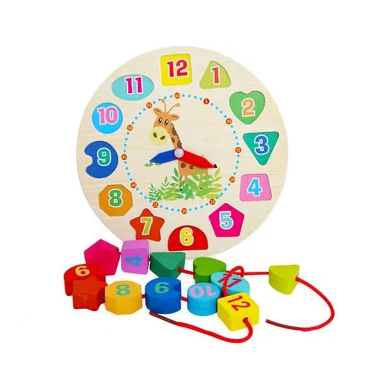 GENERICO - Rompecabeza Reloj Numeros Alto Relieve