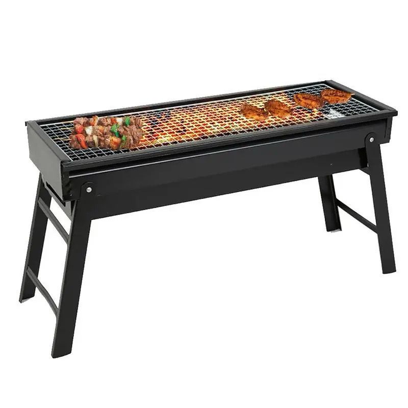 GENERICO - Parrilla A Carbón Plegable Portátil Para Playa Campamento