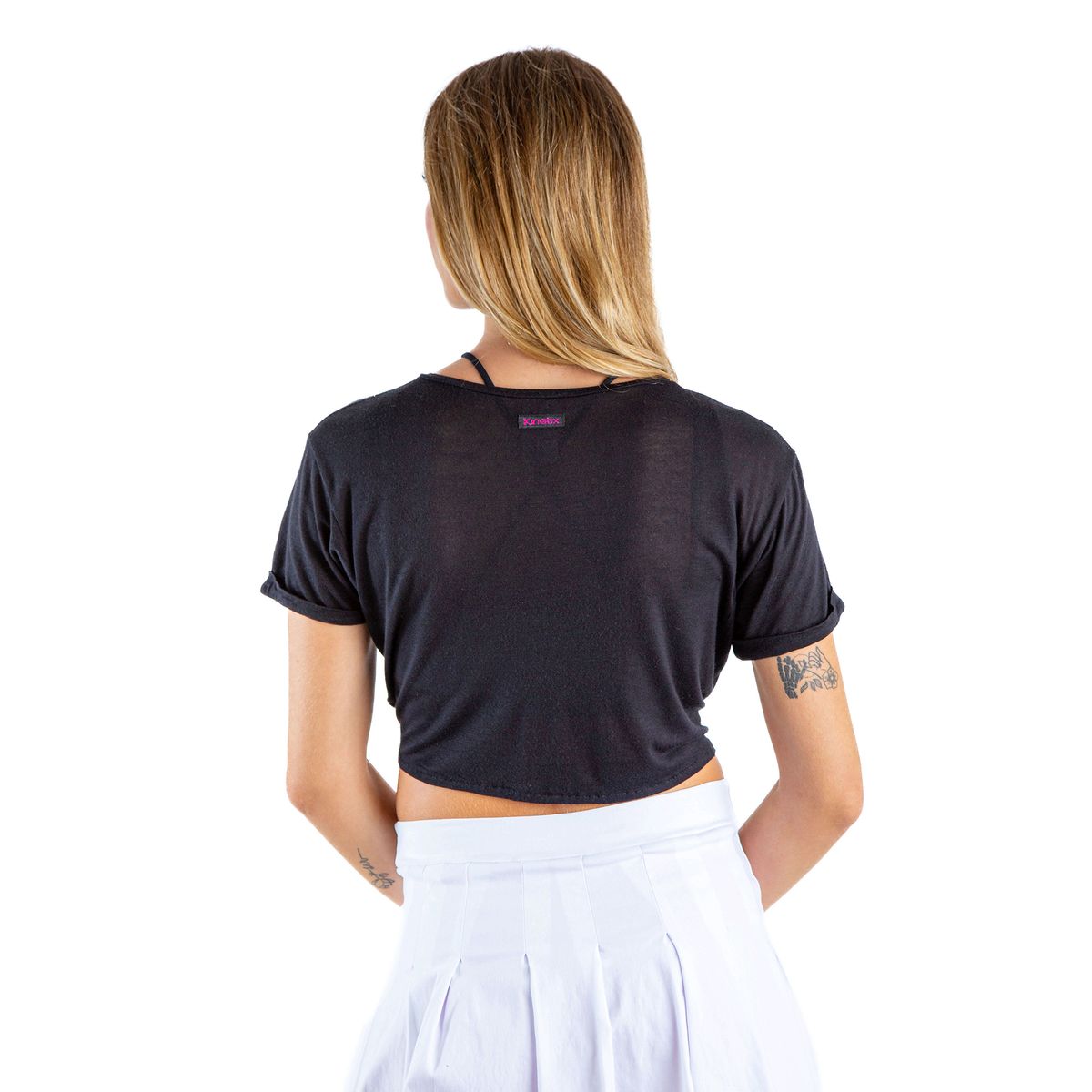 KINETIX - Polo Manga Corta Kinetix Diáfana Negro Mujer