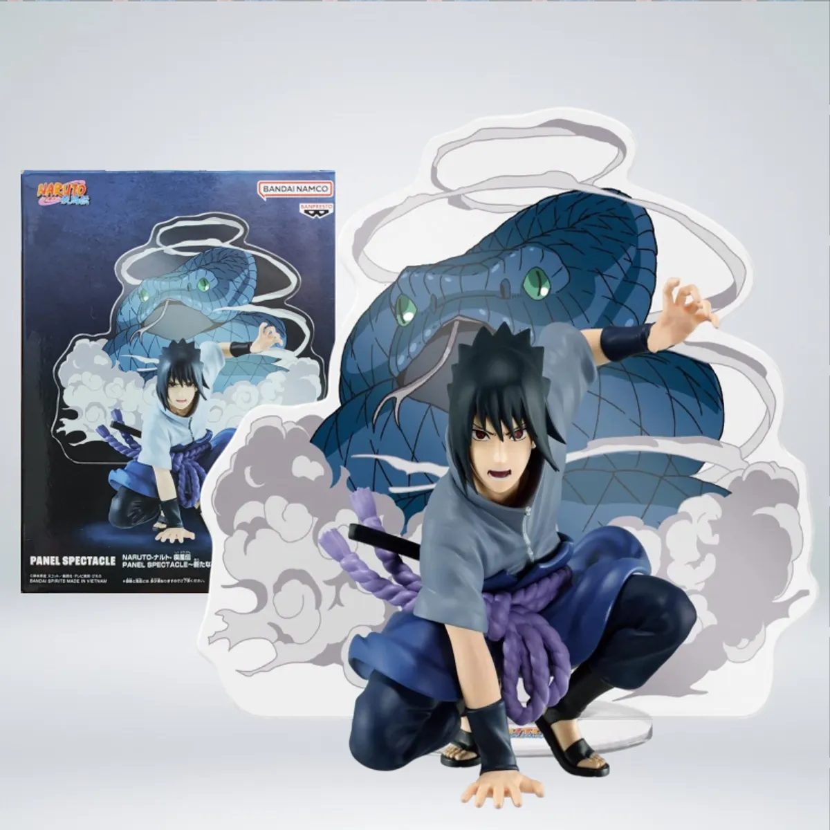 BANPRESTO - FIGURAS BANPRESTO NARUTO - PANEL SPECTACLE SASUKE UCHIHA