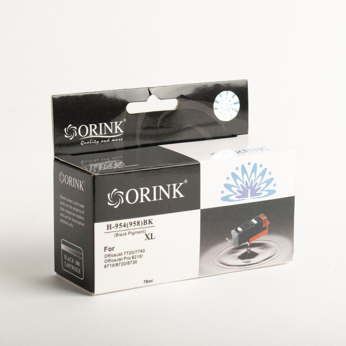 GENERICO - Cartucho de tinta Compatible 954 XL Negro  Black 76 ml