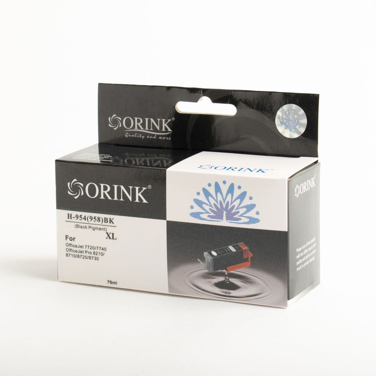 GENERICO - Cartucho de tinta Compatible 954 XL Negro  Black 76 ml