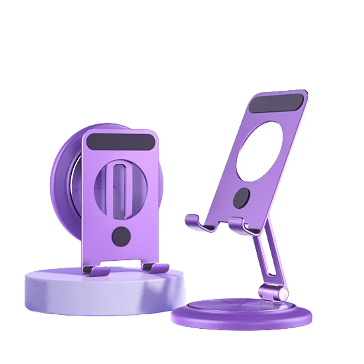 S&T - Soporte para celular Corporativos S&T For Business Aluminio Giro 360° JHZ8 Lila-Tablet