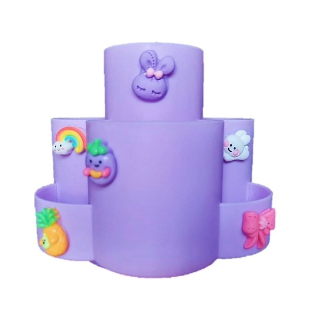 GENERICO - PORTA LAPICERO GIRATORIO KAWAI LILA