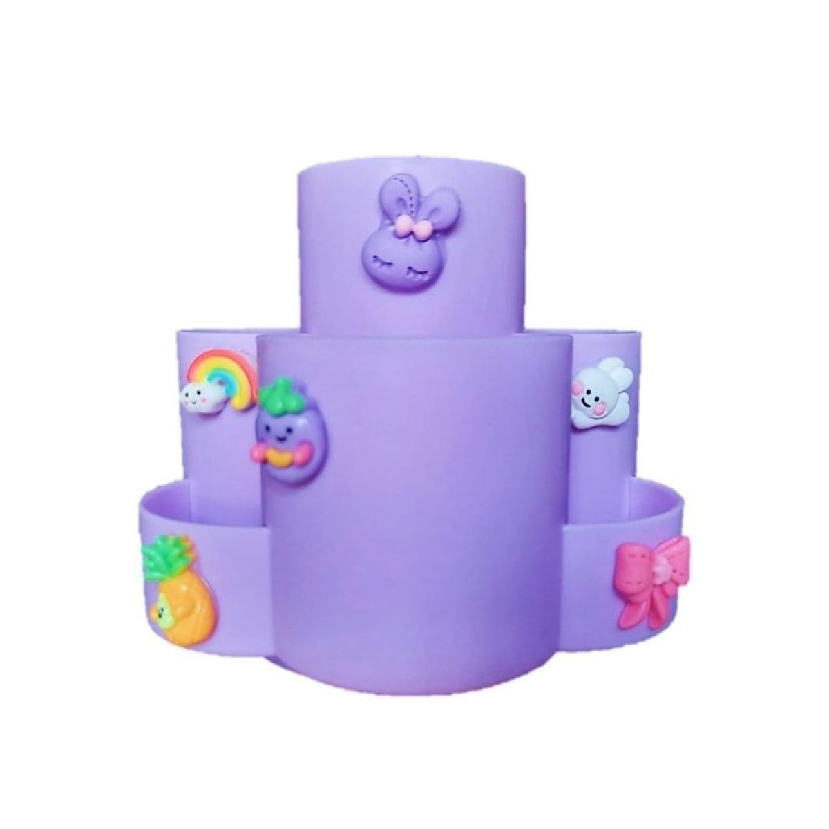 GENERICO - PORTA LAPICERO GIRATORIO KAWAI LILA