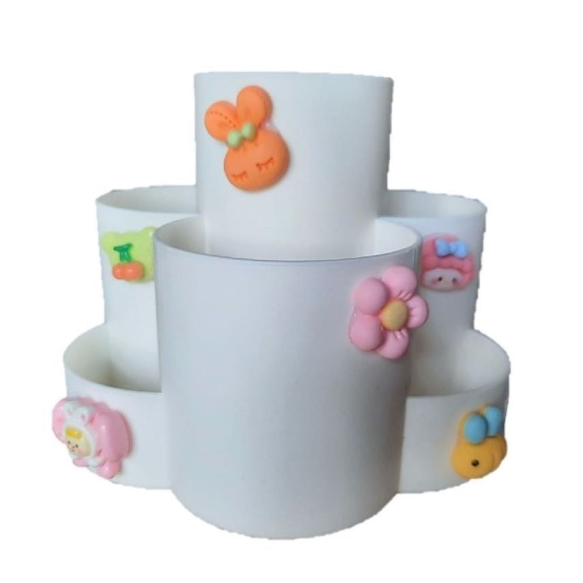 GENERICO - PORTA LAPICERO GIRATORIO KAWAI BLANCO