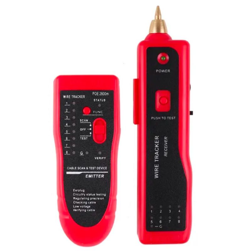 GENERICO - Rastreado de Cable Red LAN Multifuncional Localizador de Fallas JS828
