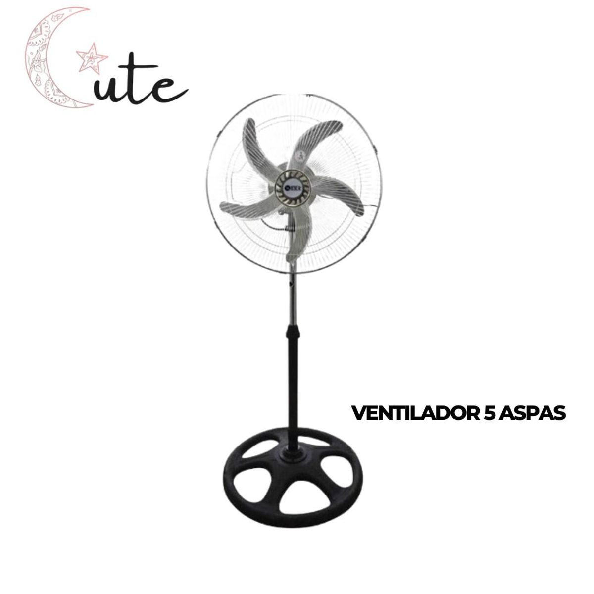 GENERICO - VENTILADOR DE 5 ASPAS