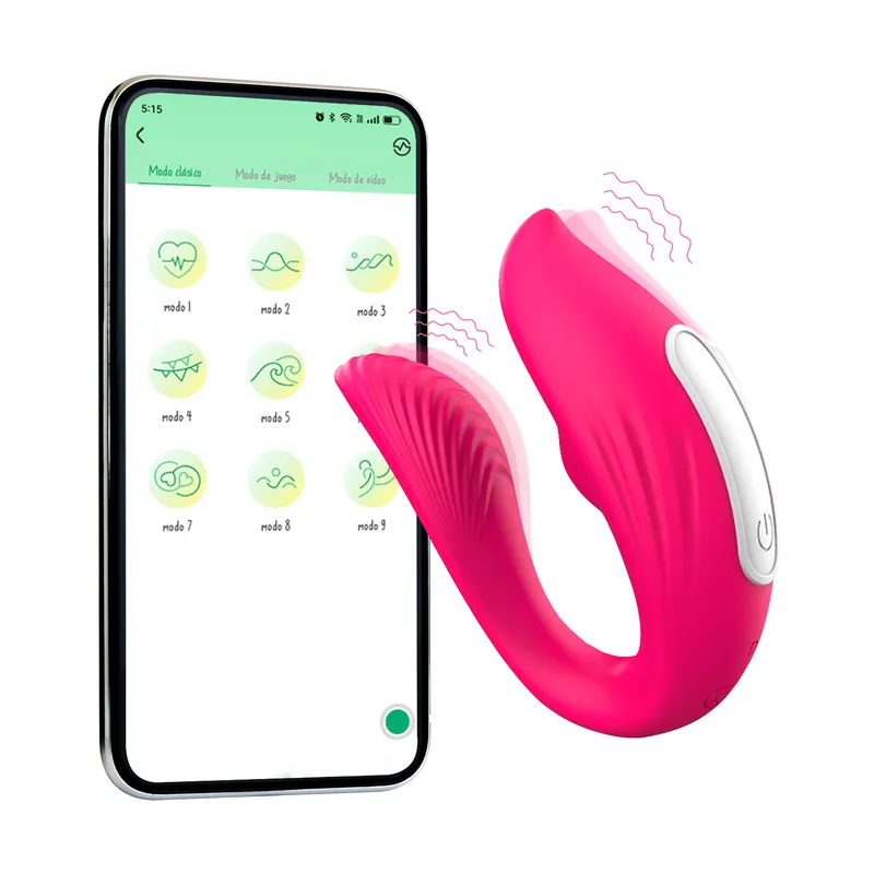 BUYPAL - Vibrador App Bluetooth Doble Inalambrico Punto G Clitoris Recargable