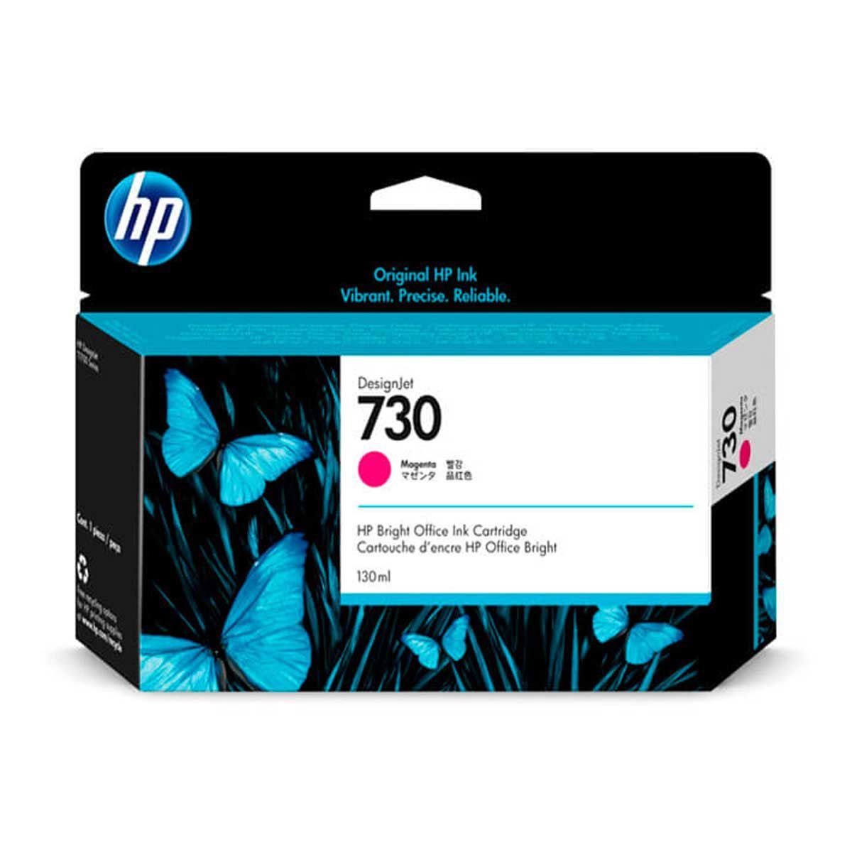 HP - Hp Tinta 730 130ml Magenta P2v63a