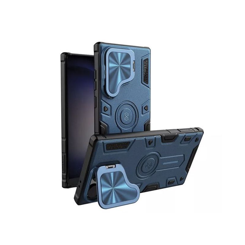 NILLKIN - Nillkin Camshield Armor Samsung Galaxy S24 Ultra Azul
