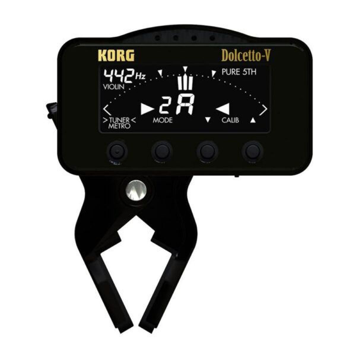 KORG - Afinador KORG de Viola y Violin  Dolcetto-V AW-3V A  Negro