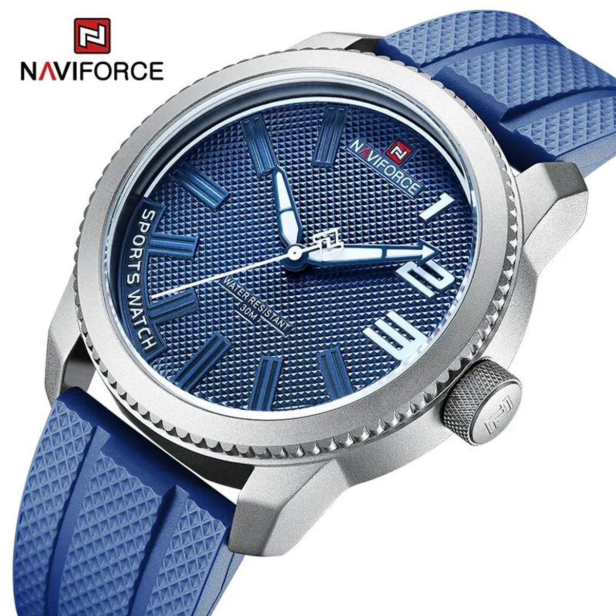 NAVIFORCE - Reloj Naviforce Deportivo Azul NAV-99