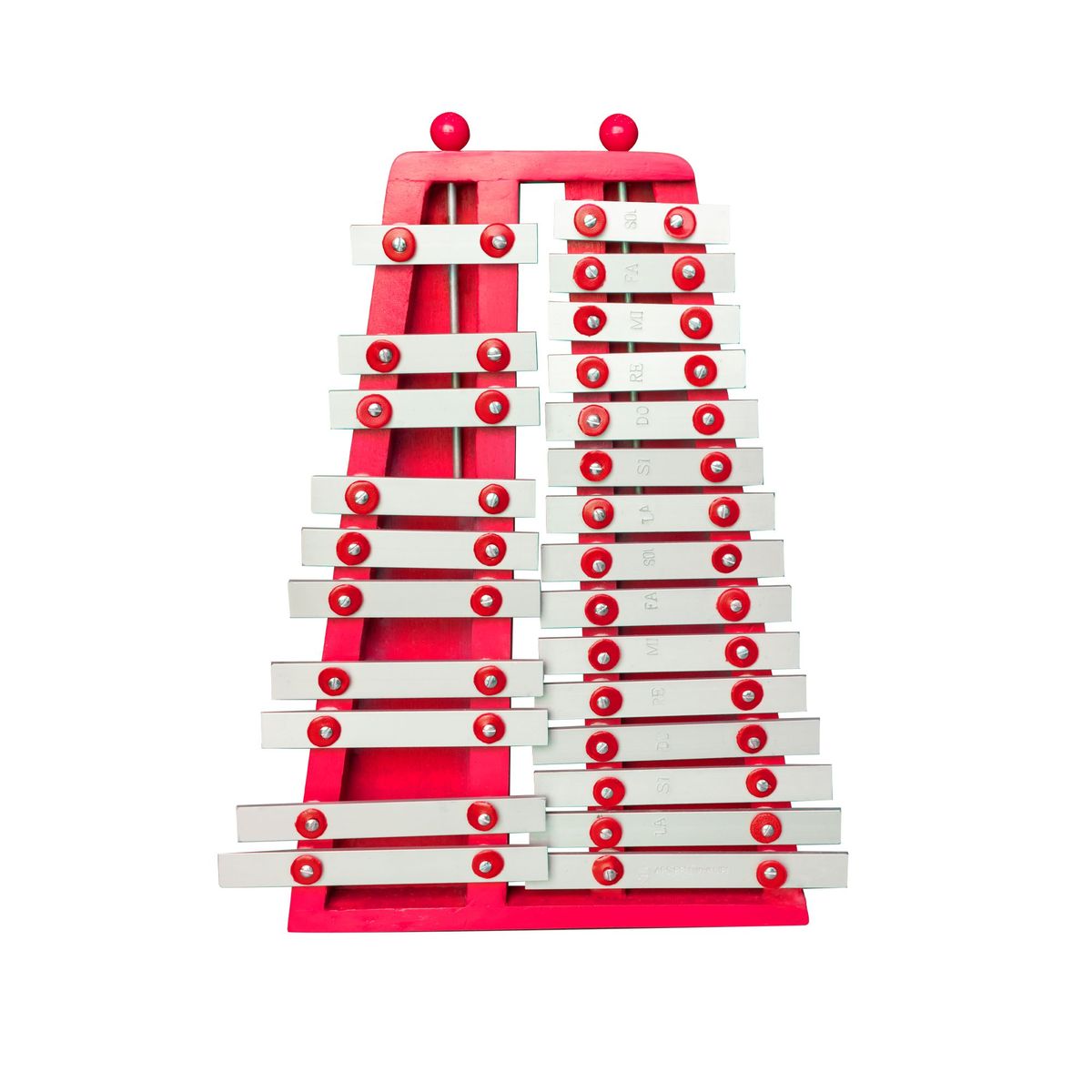 VENTURI - Xilófono Cromático de 25 notas Venturi Rojo