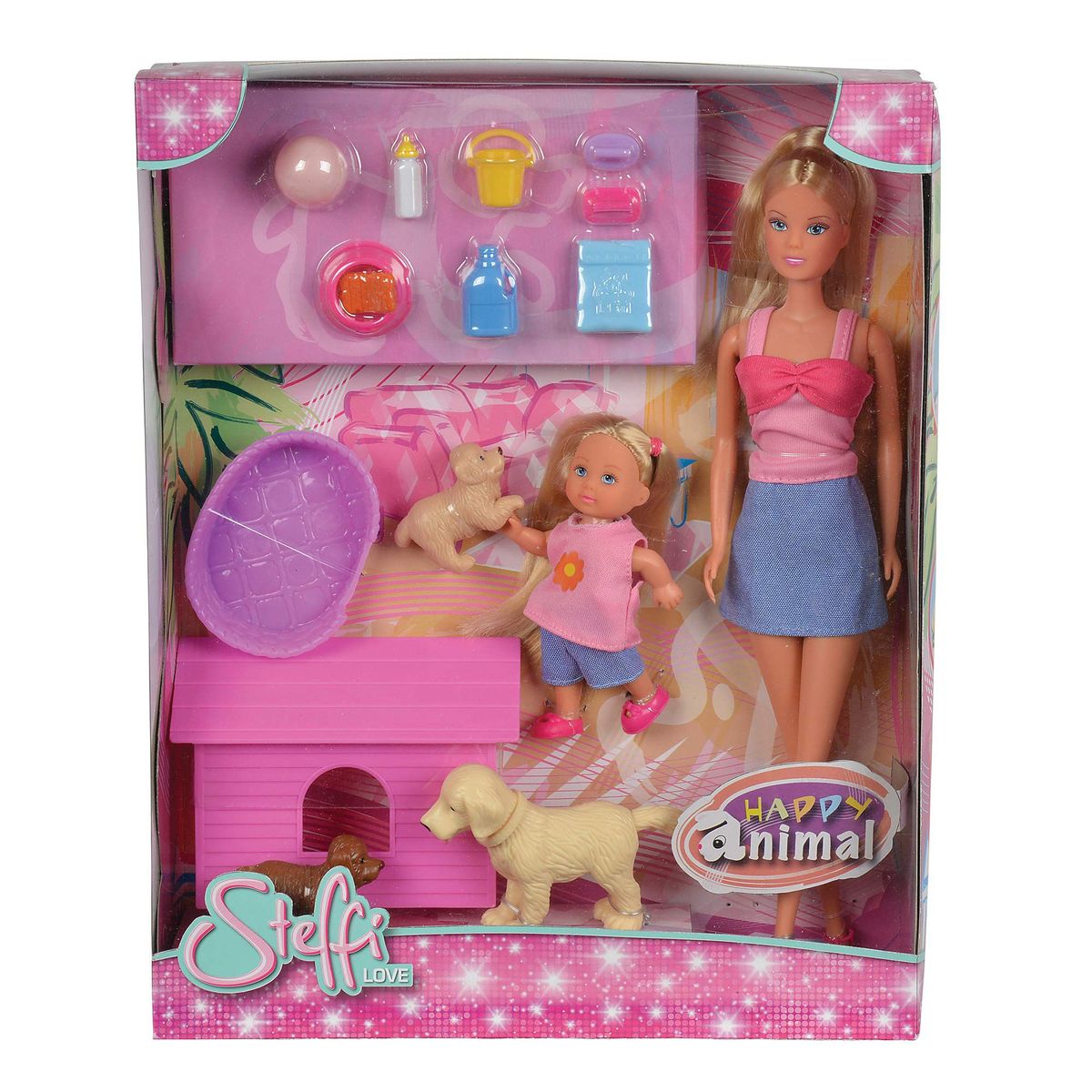 STEFFI LOVE - Juguete Muñeca Steffi Love Animal Feliz con Perro