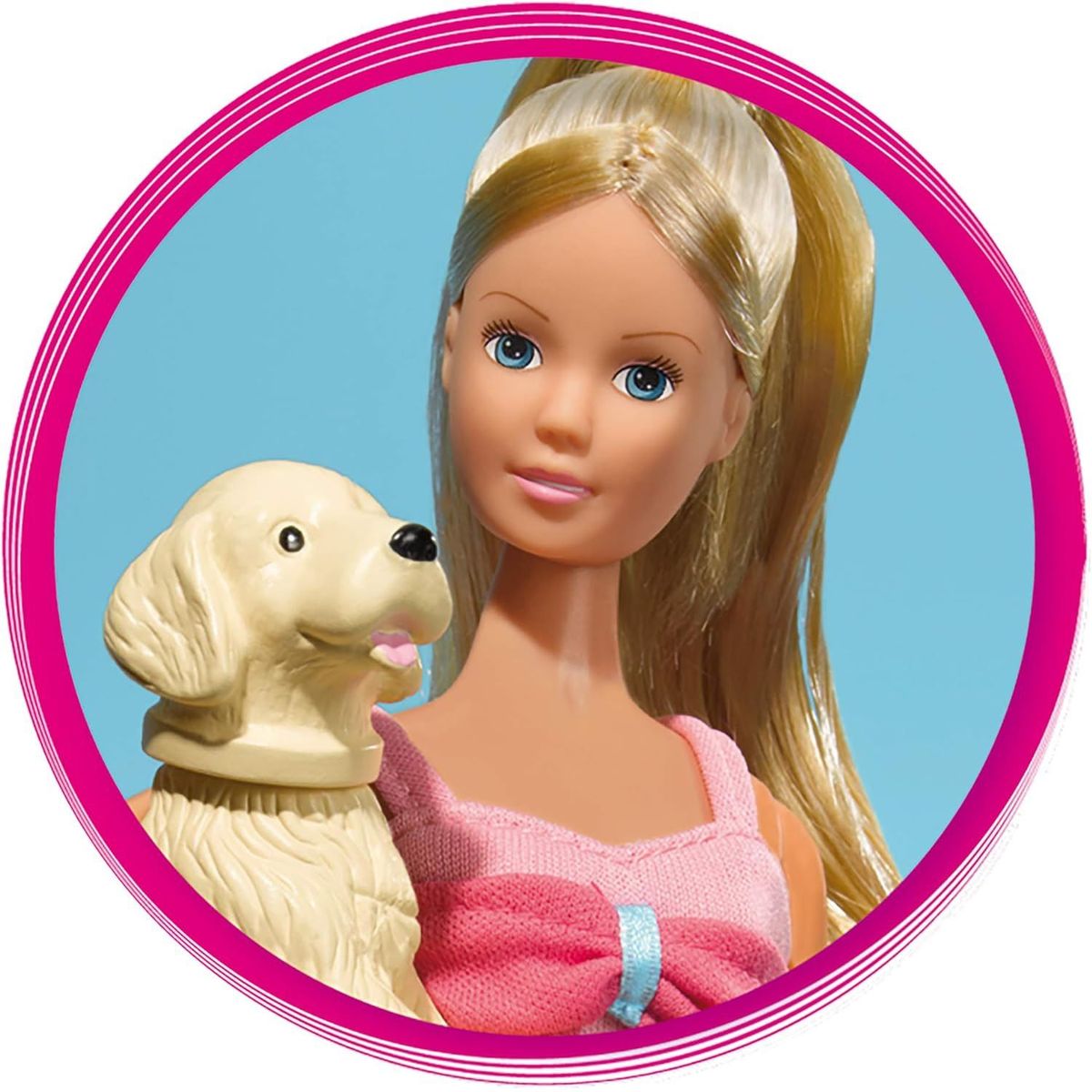 STEFFI LOVE - Juguete Muñeca Steffi Love Animal Feliz con Perro