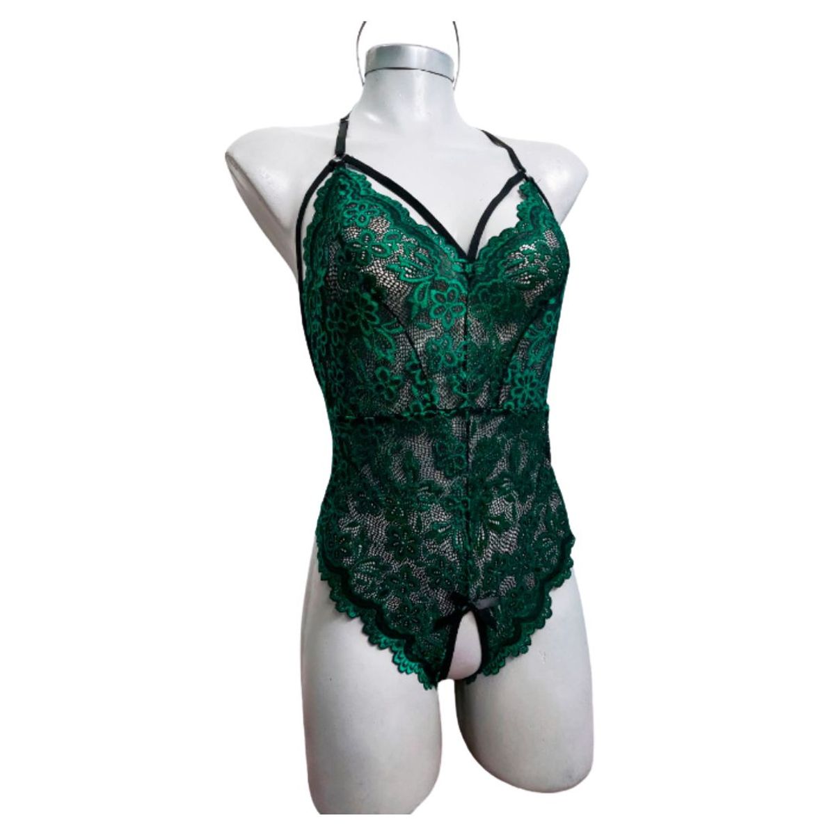 GENERICO - Body de Encaje Lencería Fina Sexy