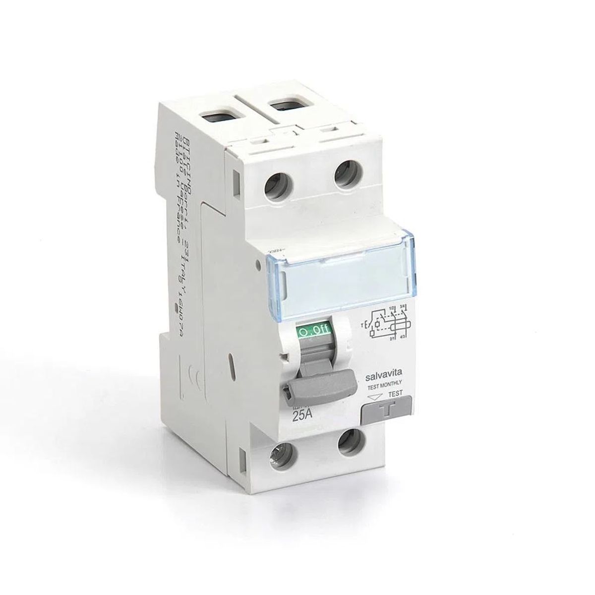 GENERICO - Interruptor Diferencial 2P 25A 230Vac 30Ma Yohad