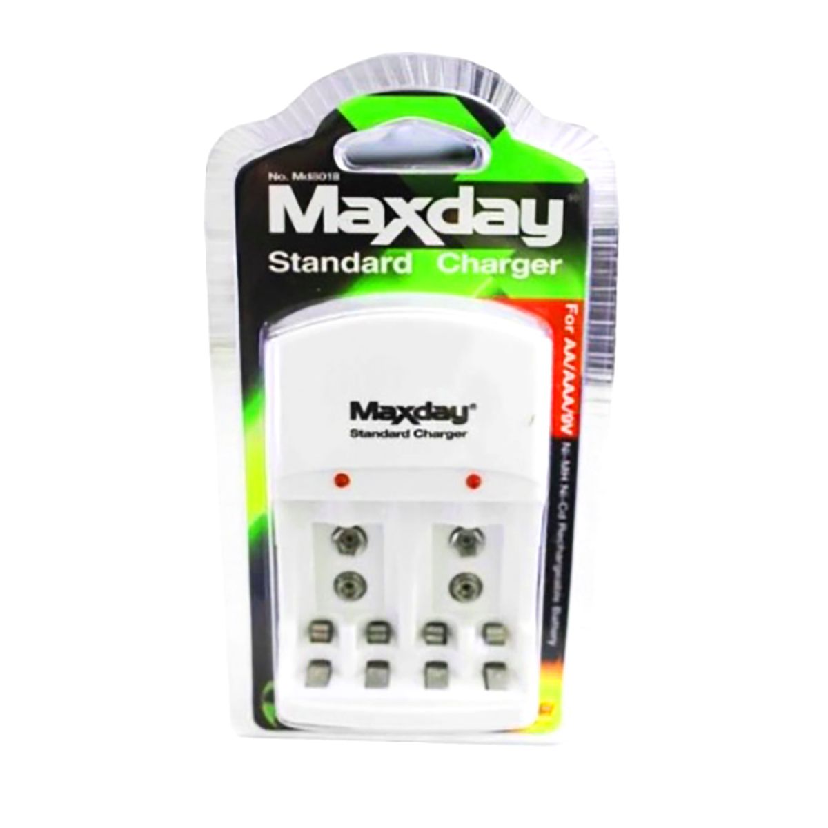 GENERICO - Cargador De PILAS -AA- -AAA- Y Baterías 9V - MAXDAY