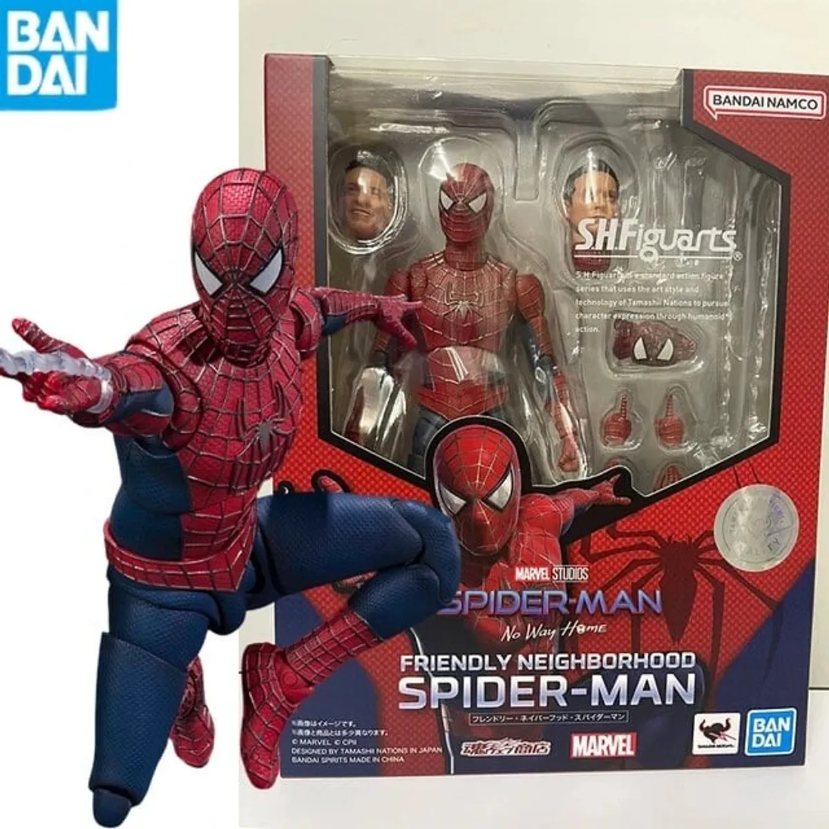 BANDAI - Spider-Man SH Figuarts Friendly Neighborhood Spiderman