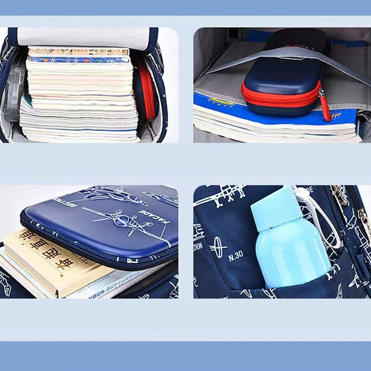 GENERICO - Mochila Antisalpicadura 3D - Pro lila c rosado