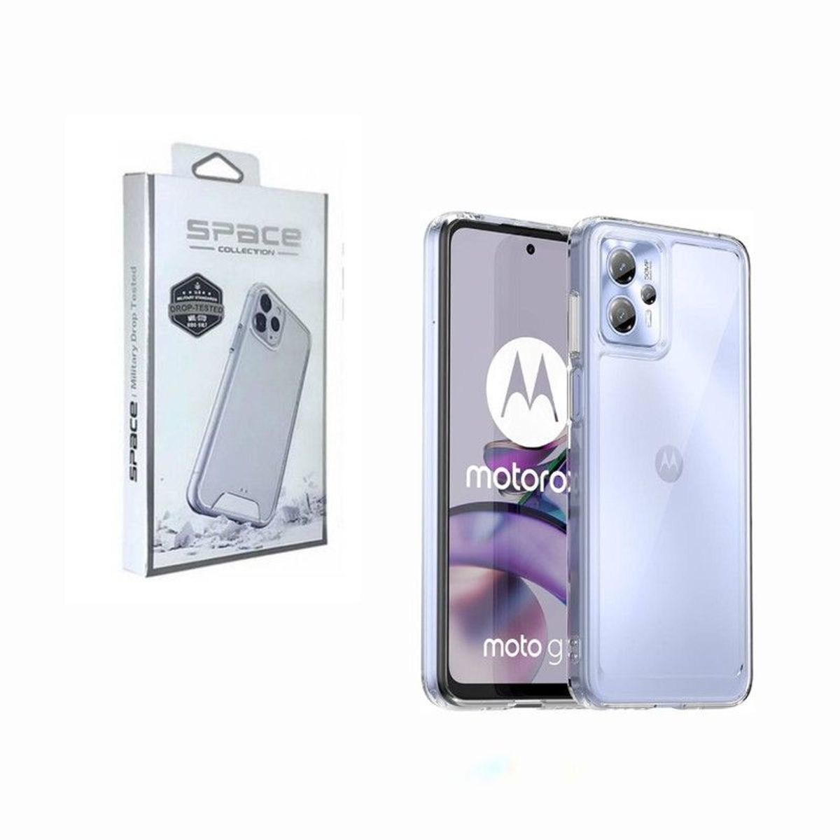 SPACE - Case Space Transparente Para Motorola Moto G54