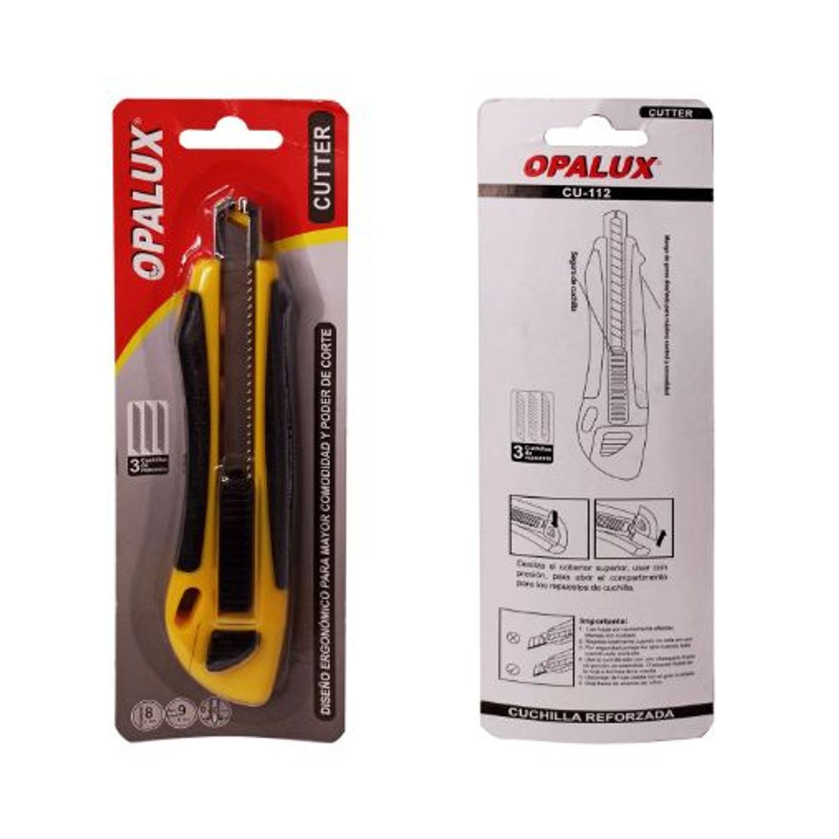 OPALUX - Cuchilla Cutter CU-112 OPALUX para cortes finos y precisos
