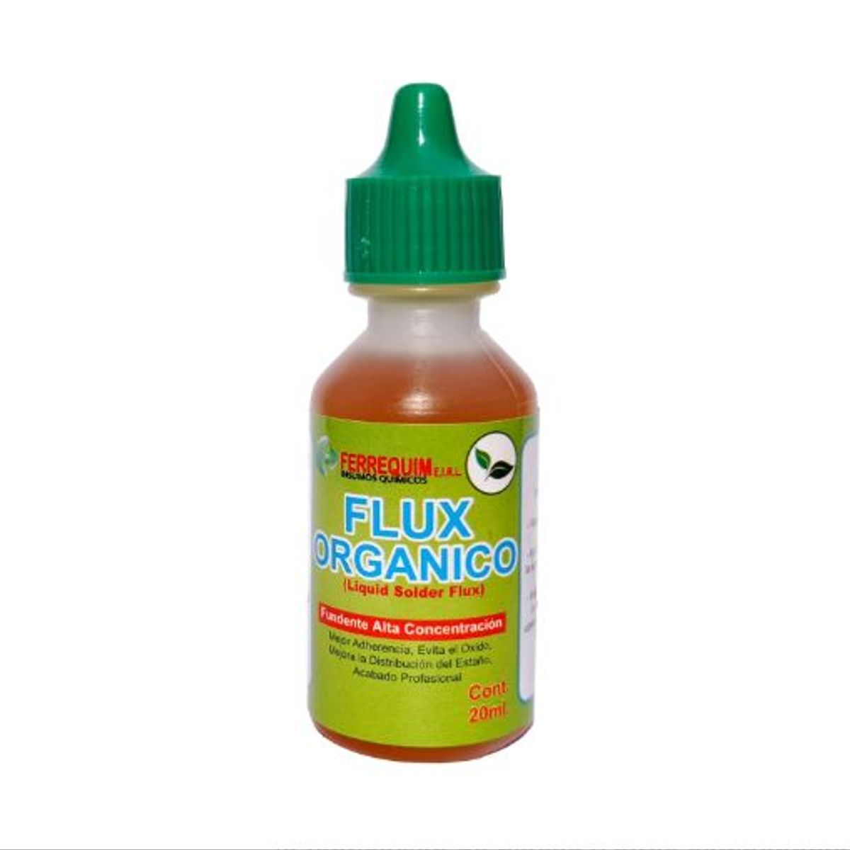 GENERICO - Flux Líquido Orgánico para Soldar 20ml FLUX-ORG-20ML FERREQUIM