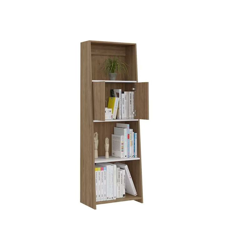 AMUEBLE - librero organizador EIFEE  marron  tiendas amueble melamina 18mm