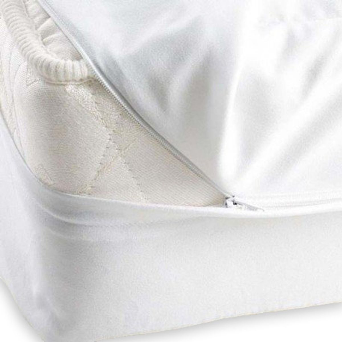 GENERICO - FUNDA IMPERMEABLE CON CIERRE ANTI-FLUIDOS 1.5 PLZ BLANCO