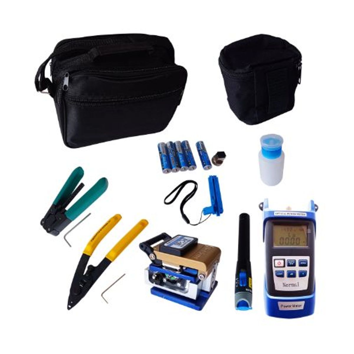 GENERICO - Kit de herramientas de fibra óptica FTTH con cuchilla